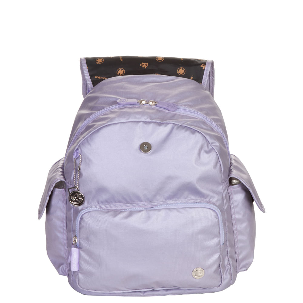 mochila-media-com-tampa-paul-frank-roxo-mochila-media-com-tampa-paul-frank-roxo---lilas-metalico