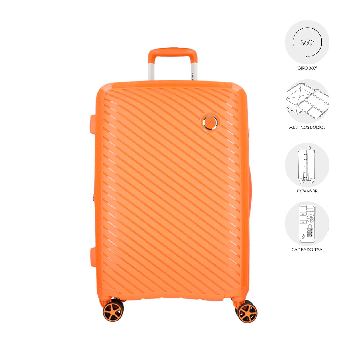 Mala Média 23kg Polipropileno Zanzibar American Tourister