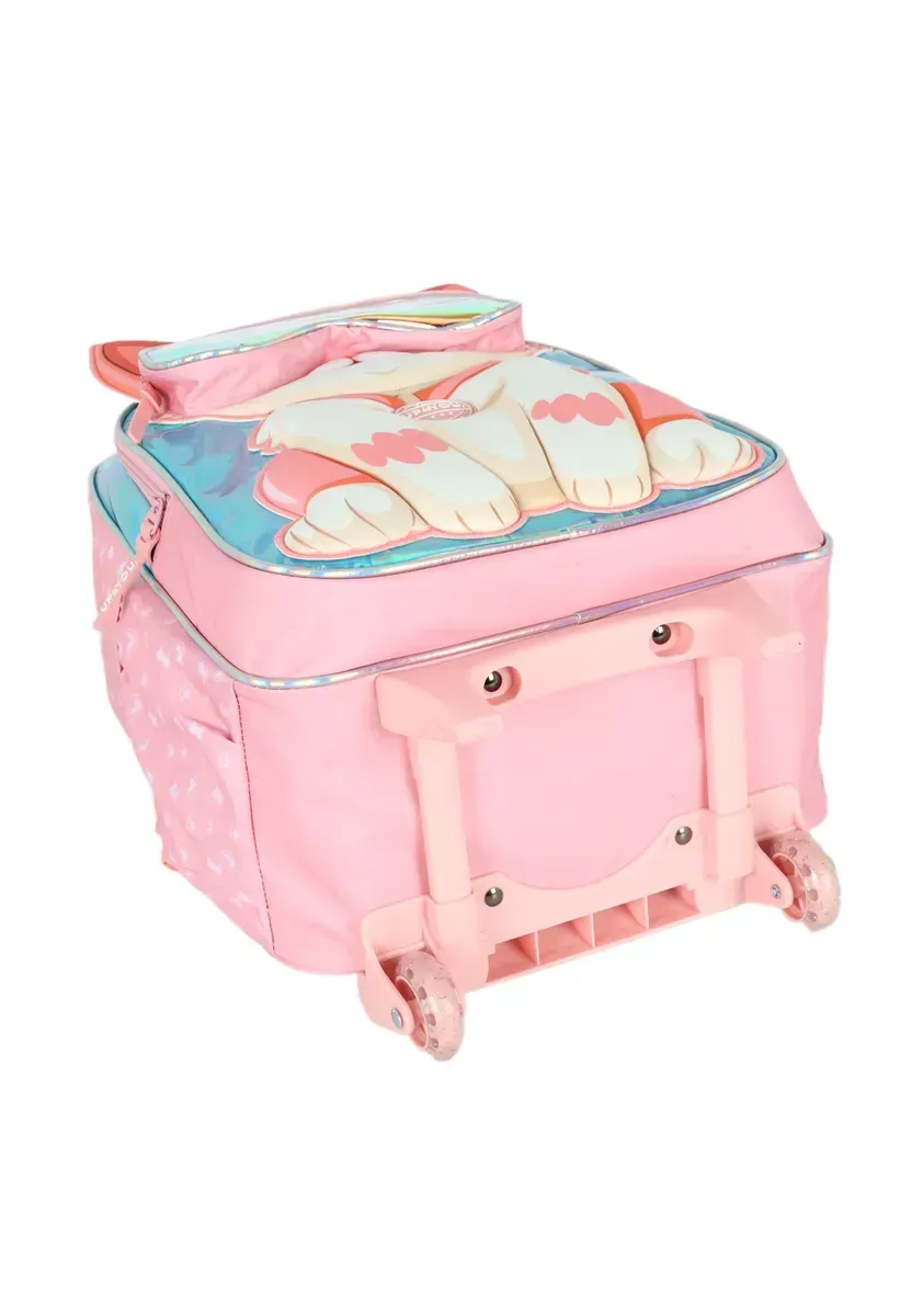 kit-completo-infantil-panda-e-gatinho-mochila-de-rodinha-com-estojo-salmao