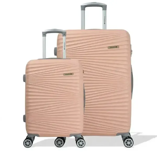 kit-mala-pequena-de-bordo-e-grande-rigida-rodas-giro-360°-hamburgo-stradda-rosa-claro