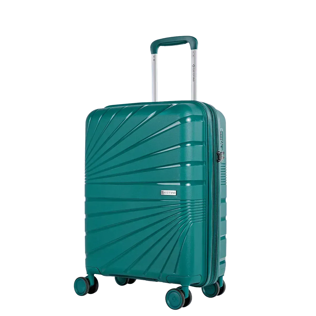 kit-mala-pequena-de-bordo-e-media-rodas-de-giro-360°-polipropileno-supreme-sestini-verde