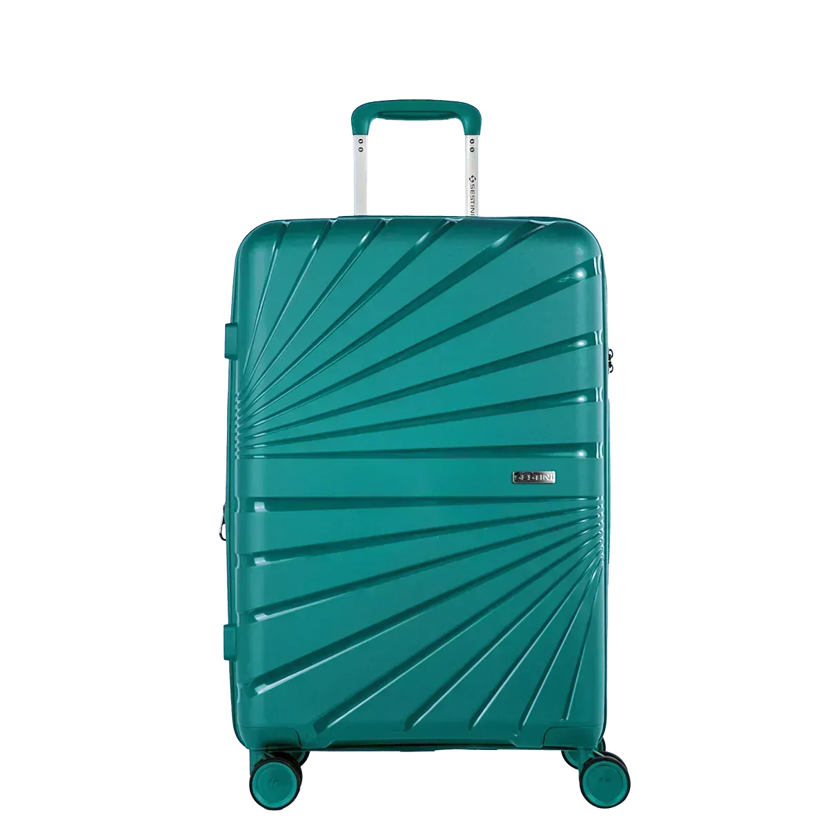 kit-mala-pequena-de-bordo-e-grande-rodas-de-giro-360°-polipropileno-supreme-sestini-verde