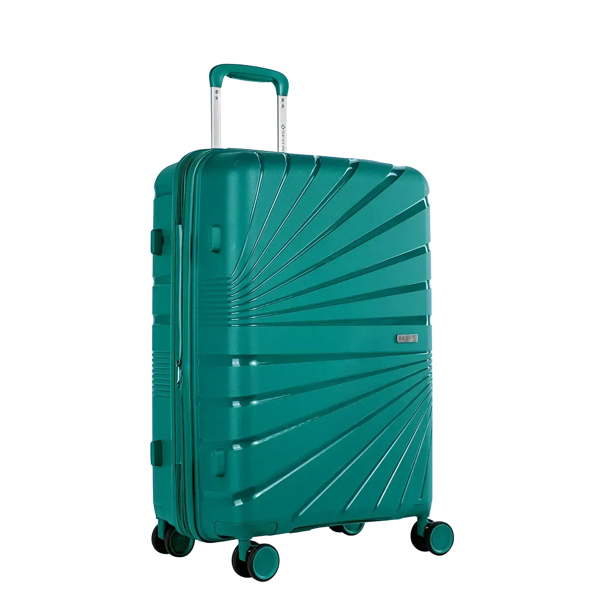kit-mala-pequena-de-bordo-m-e-g-rodas-giro-360°-polipropileno-supreme-sestini-verde