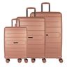 kit-mala-pequena-media-e-grande-polipropileno-rodas-de-giro-360°-berlim-black-eco-le-postiche-rosa