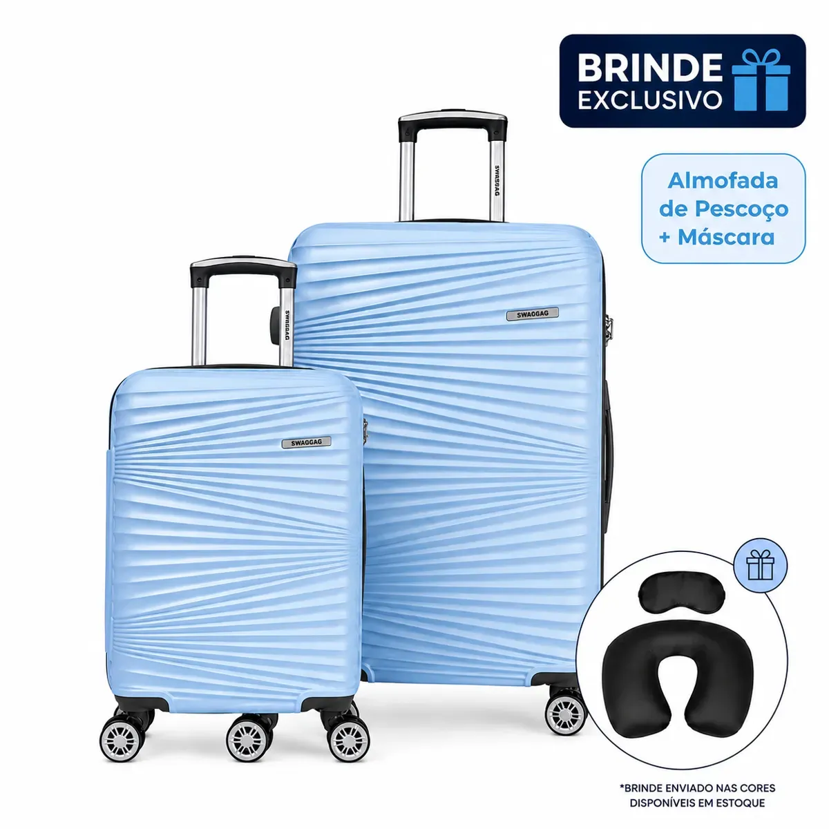 kit-mala-pequena-de-bordo-e-media-rigida-rodas-giro-360°-hamburgo-stradda-azul-claro