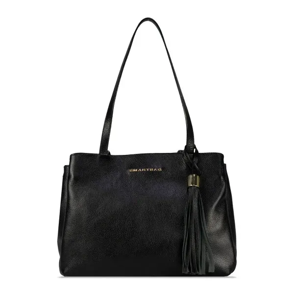 bolsa-couro-ombro-tassel-smart-bag-preto