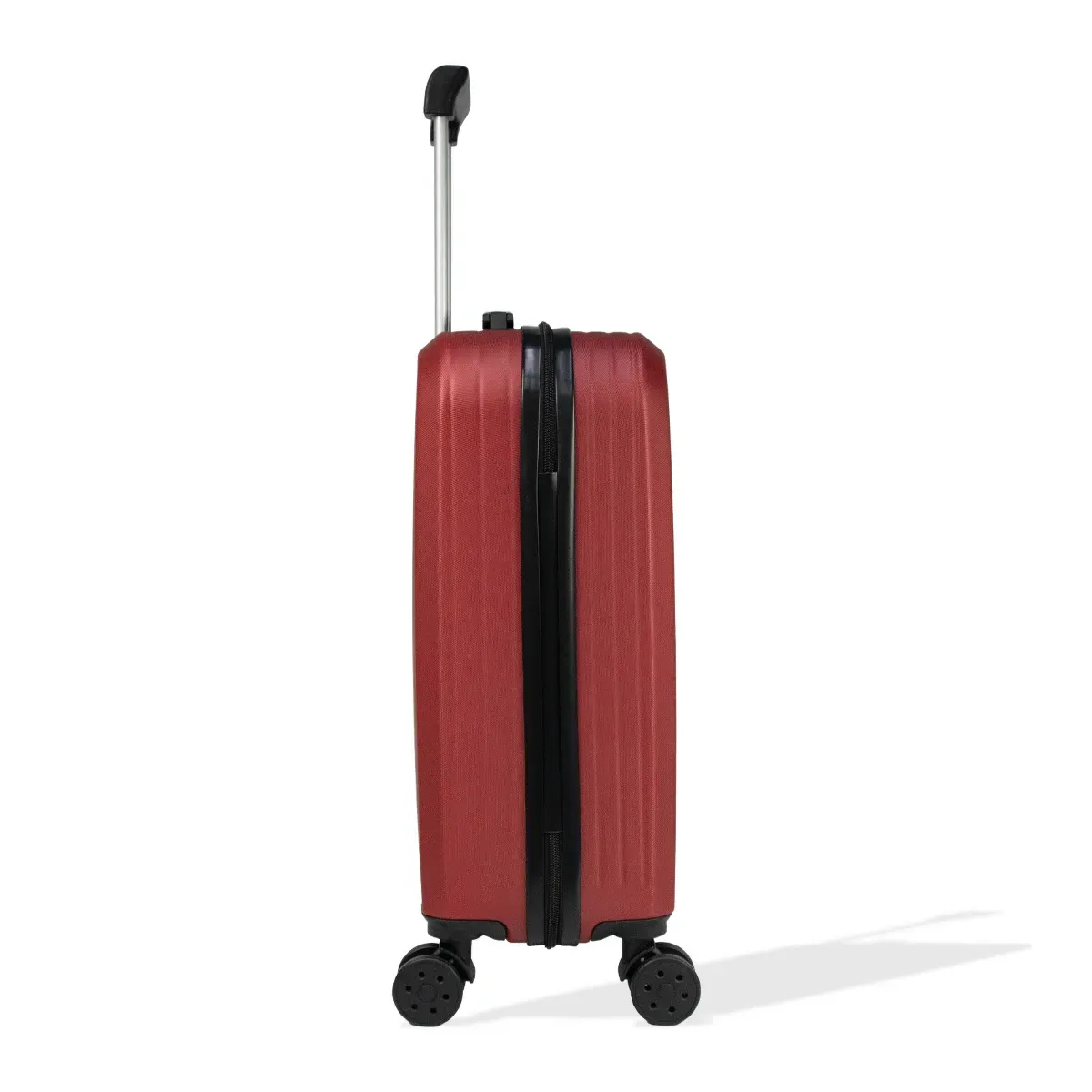 kit-mala-pequena-de-bordo-e-media-rigida-rodas-giro-360°-hamburgo-stradda-vermelho
