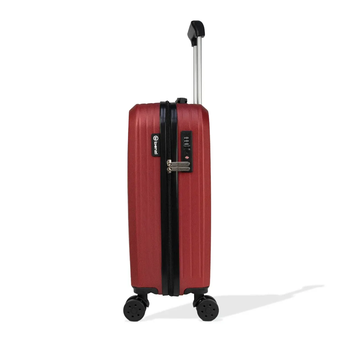 kit-mala-pequena-de-bordo-e-media-rigida-rodas-giro-360°-hamburgo-stradda-vermelho