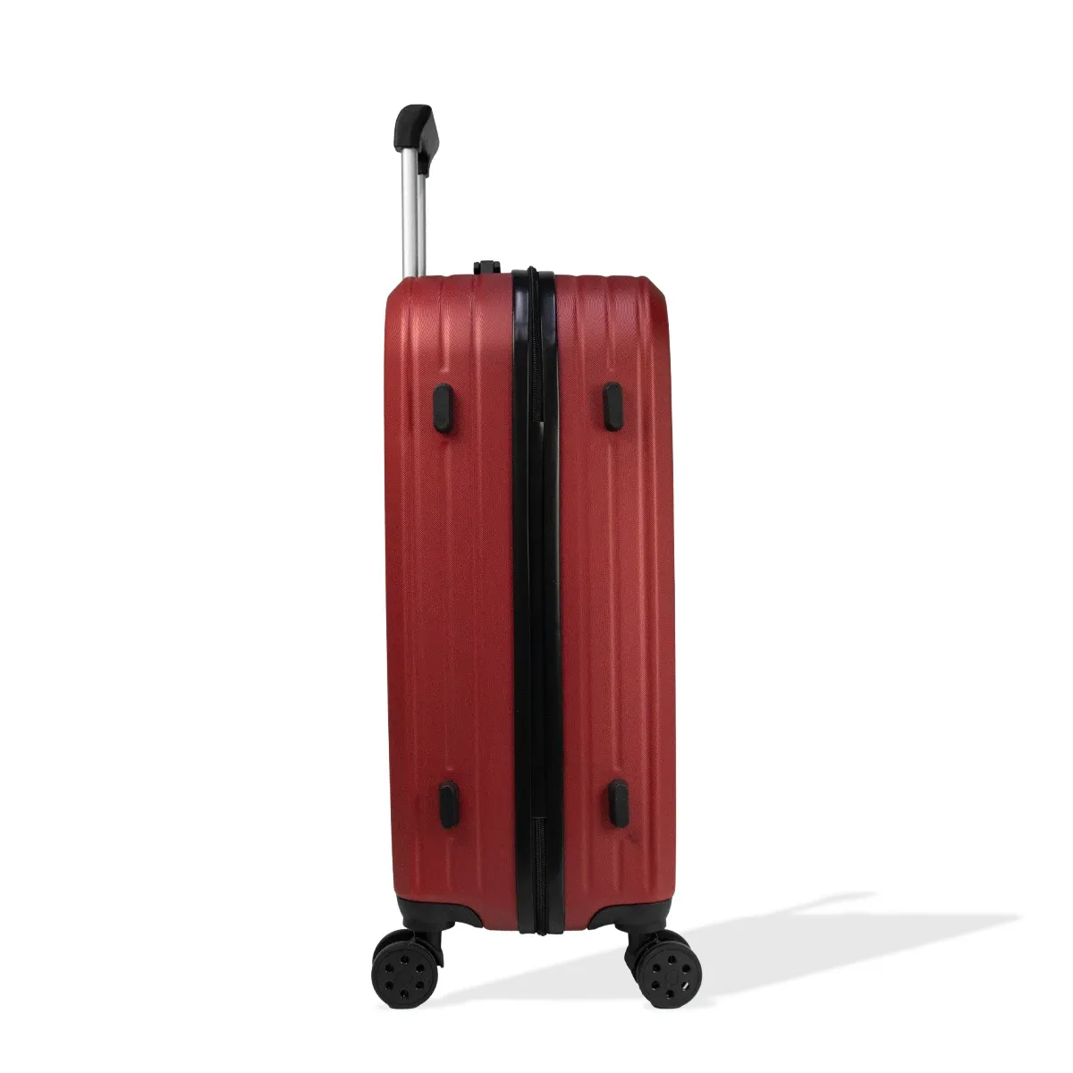 kit-mala-pequena-de-bordo-e-grande-rigida-rodas-giro-360°-hamburgo-stradda-vermelho