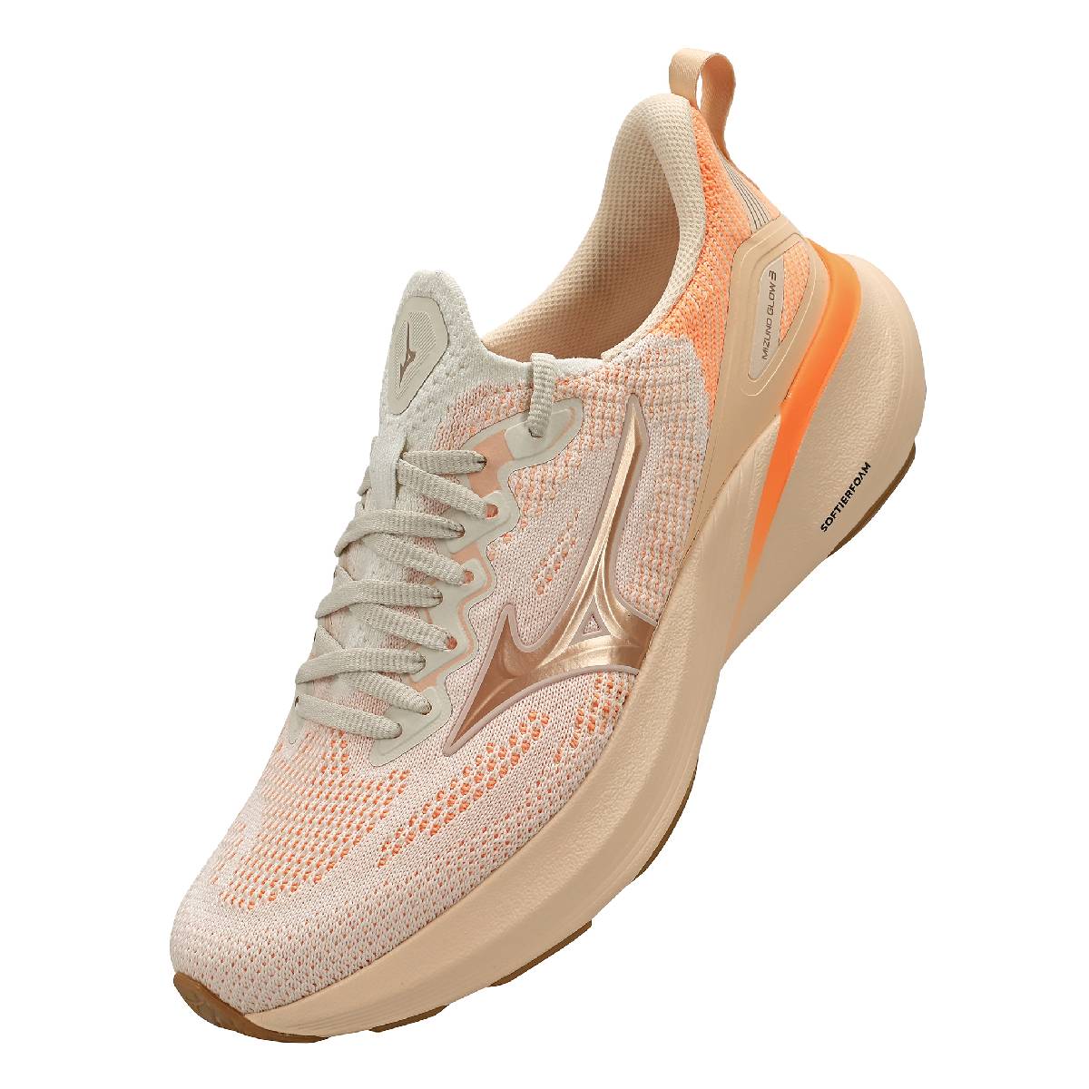 tenis-mizuno-glow-3-feminino---bege-laranja