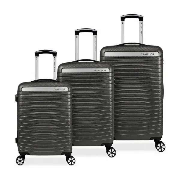 kit-malas-de-viagem-abs-pequena-de-bordo-m-e-g-rigidas-rodas-giro-360°-sidney-polo-king-grafite