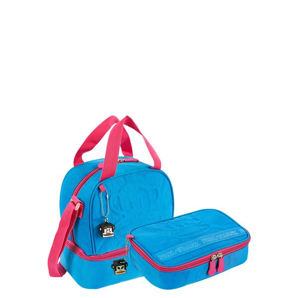 kit-lancheira-2-compartimentos-e-estojo-box-especial-paul-frank-classics-azul---aquamarine