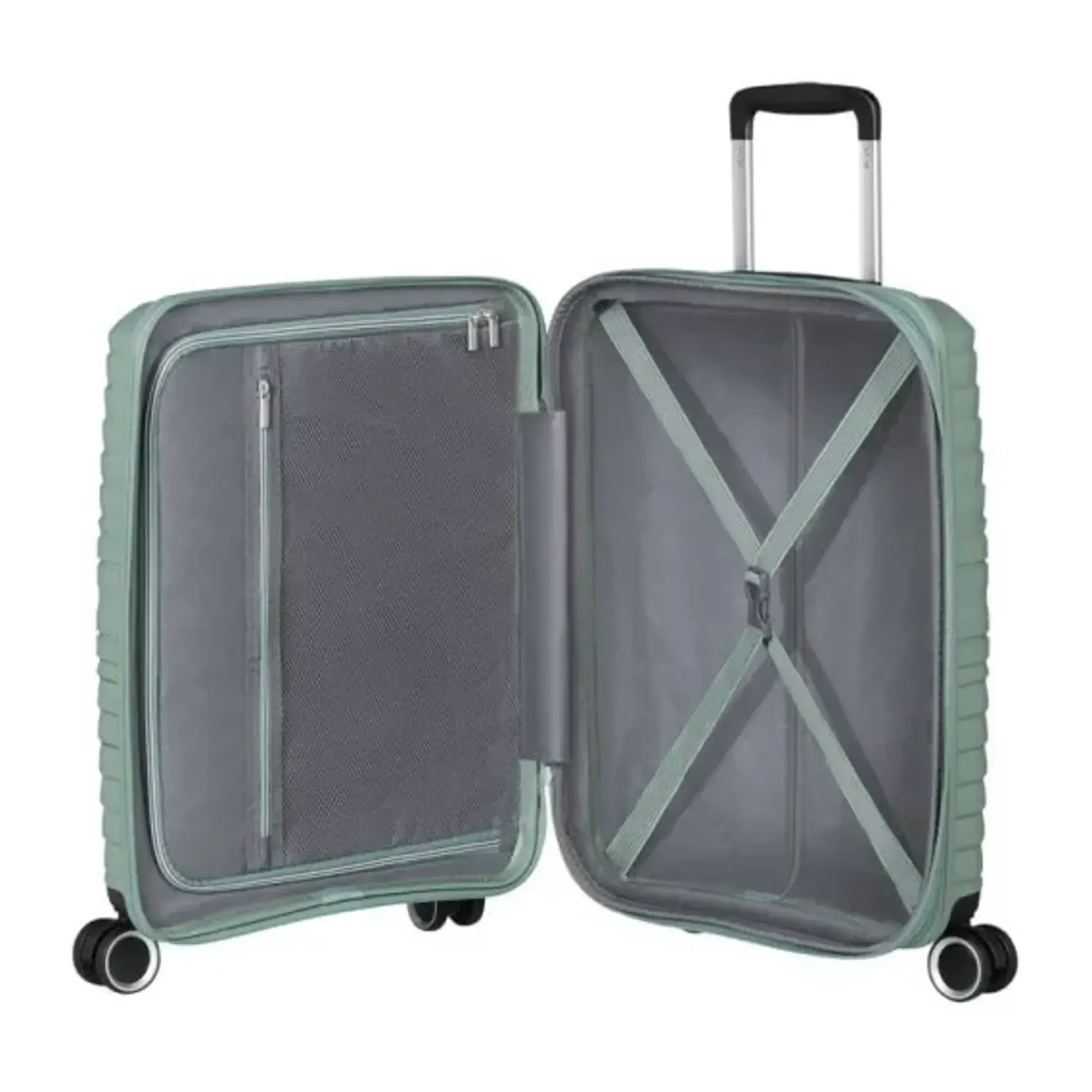 kit-mala-pequena-de-bordo-e-media-rodas-de-giro-360°-polipropileno-flytwist-american-tourister-verde