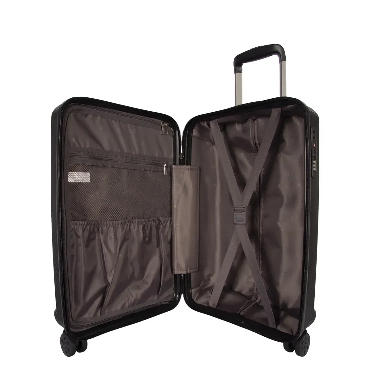 mala-pequena-de-bordo-10kg-polipropileno-rodas-giro-360°-berlim-black-eco-le-postiche-preto