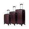 Kit de malas de viagem P/M/G ABS Rodas 360° Removíveis Londres Swiss Move-1791989401064