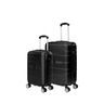 Kit de malas de viagem P/M ABS Rodas Duplas 360° Removíveis Tókio Swiss Move-1791993211510